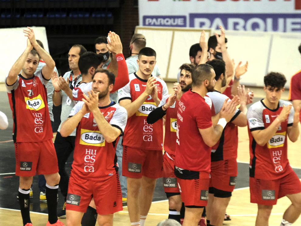 Jugadores de Bada Huesca en la temporada pasada