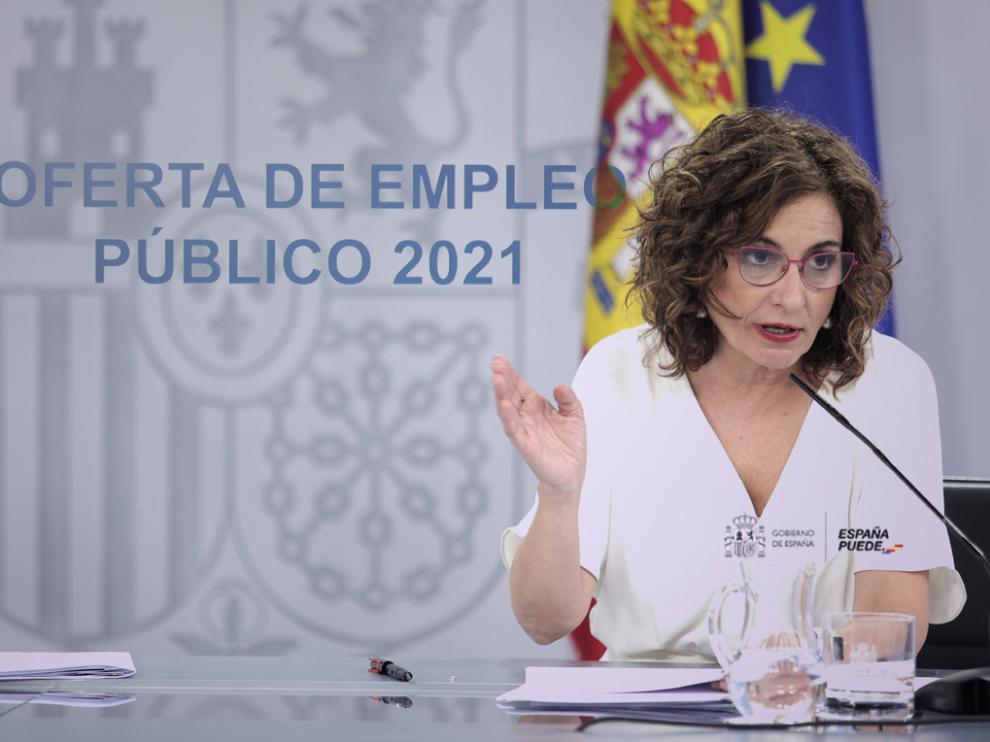María Jesús Montero, ministra de Hacienda y Función Pública