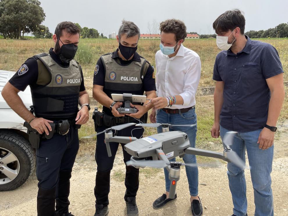Monzón va a ser pionera en el uso del dron como herramienta de trabajo para nuestra policía rural