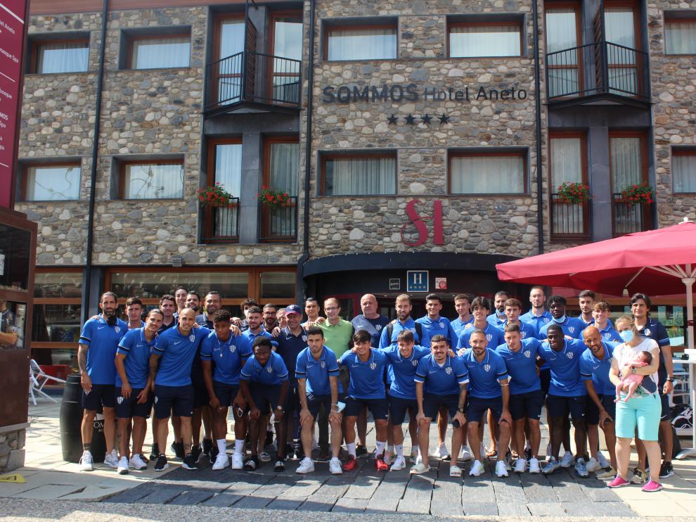 El Huesca ha estado desde el domingo en Benasque.