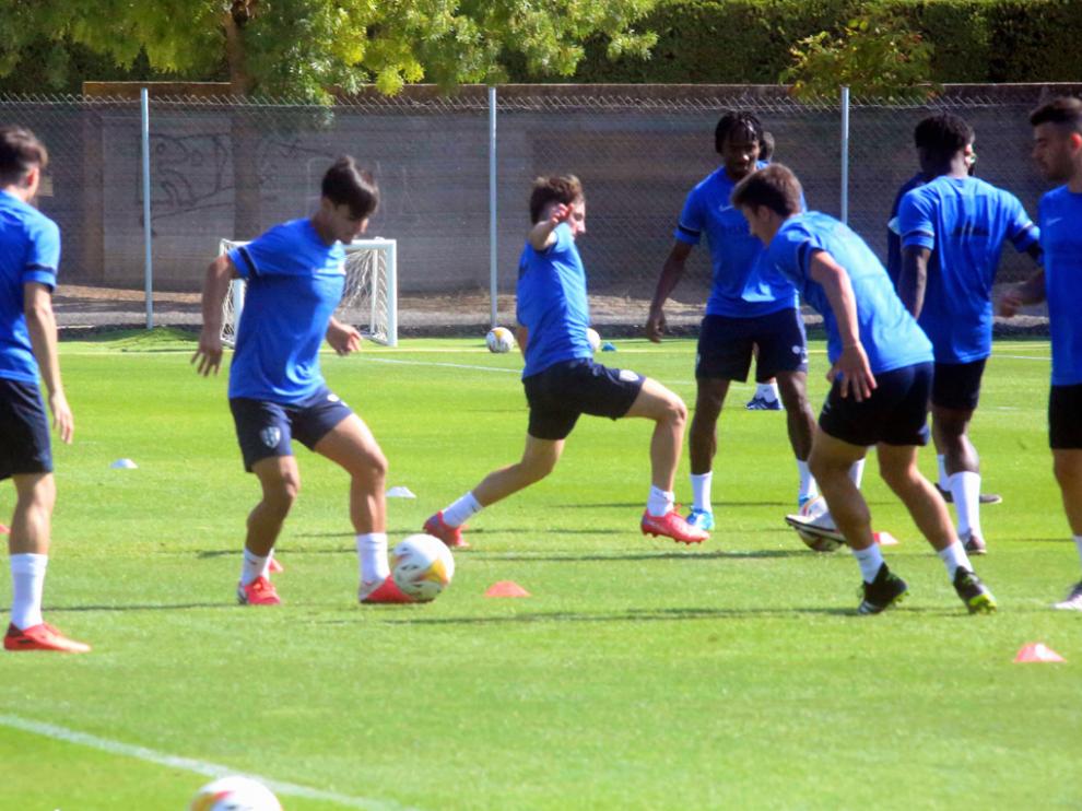 En el entrenamiento del lunes estuvieron los canteranos que acompañan al equipo en esta etapa