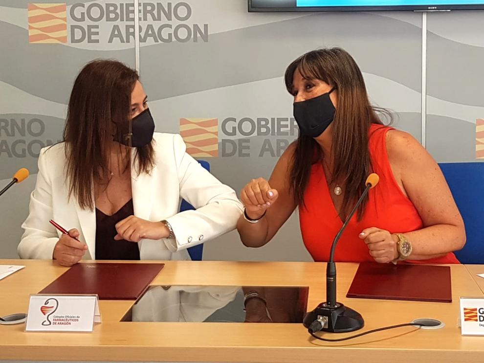 García Fuentes y Repollés, tras la firma del acuerdo