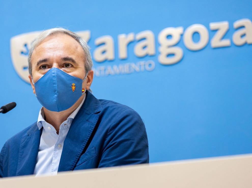 Jorge Azcón, alcalde de Zaragoza