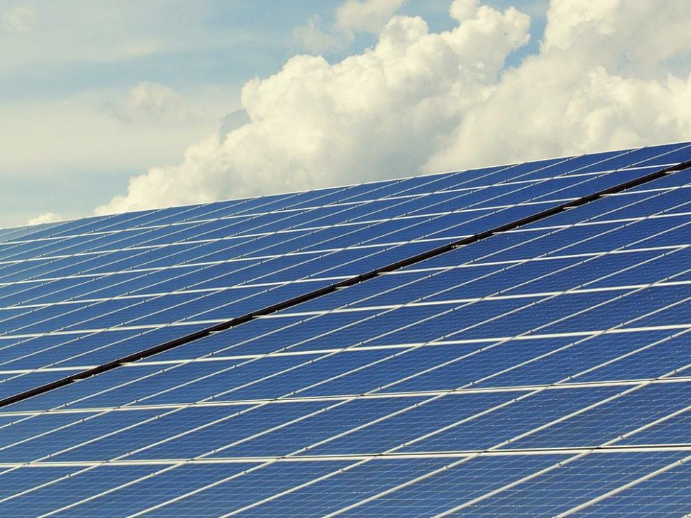 Paneles de una instalación solar fotovoltaica