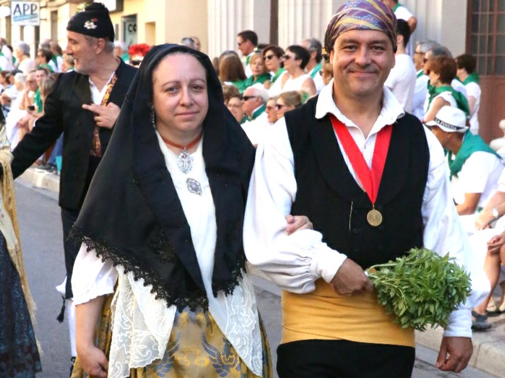 Mapi Grasa, embarazada, con su hermano