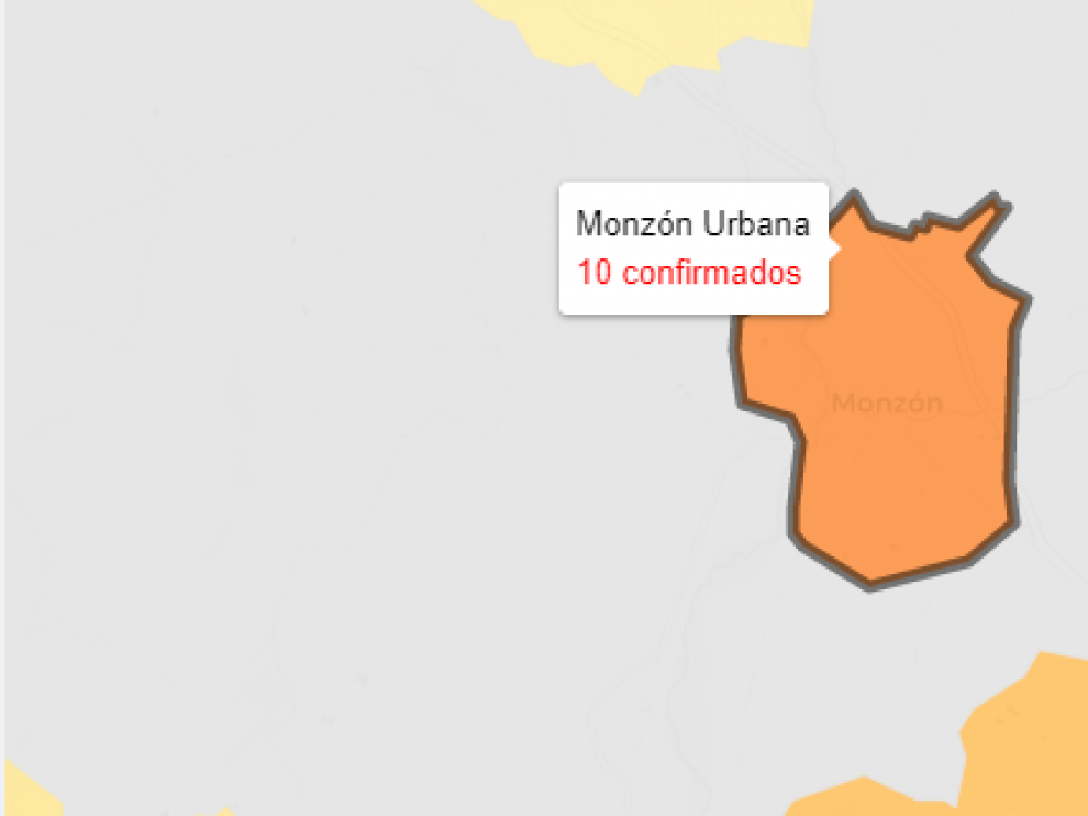 La zona de salud de Monzón Urbano registra 10 nuevos casos