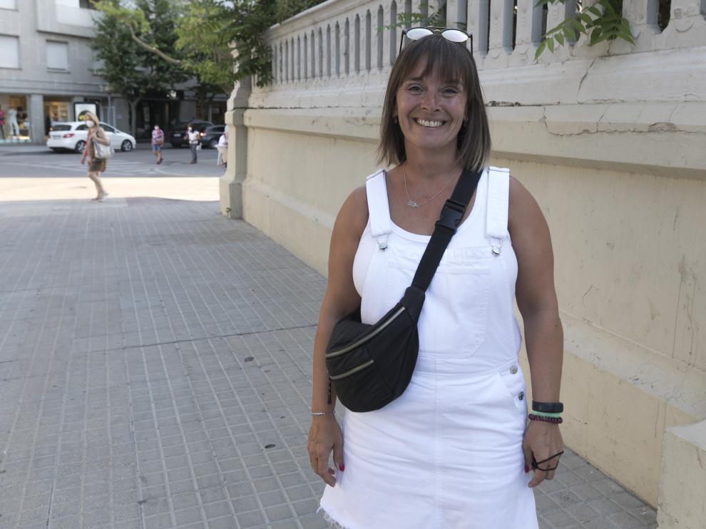 Ana Lite, presidenta de la peña 10 D’Agosto.