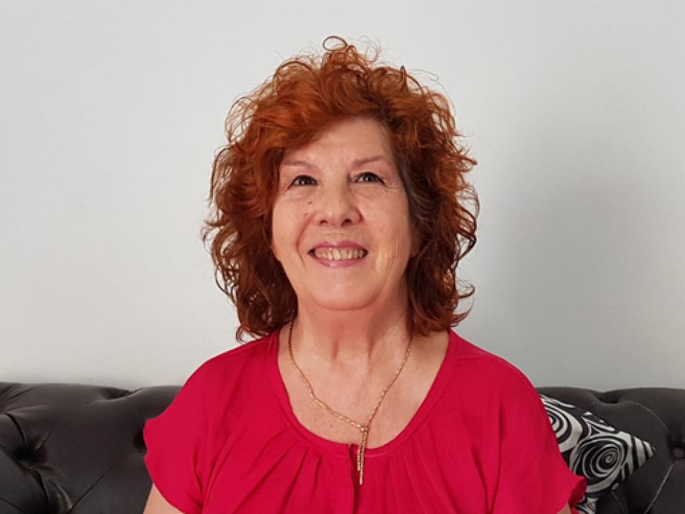 Irene Flores, presidenta de la peña Os Casaus.