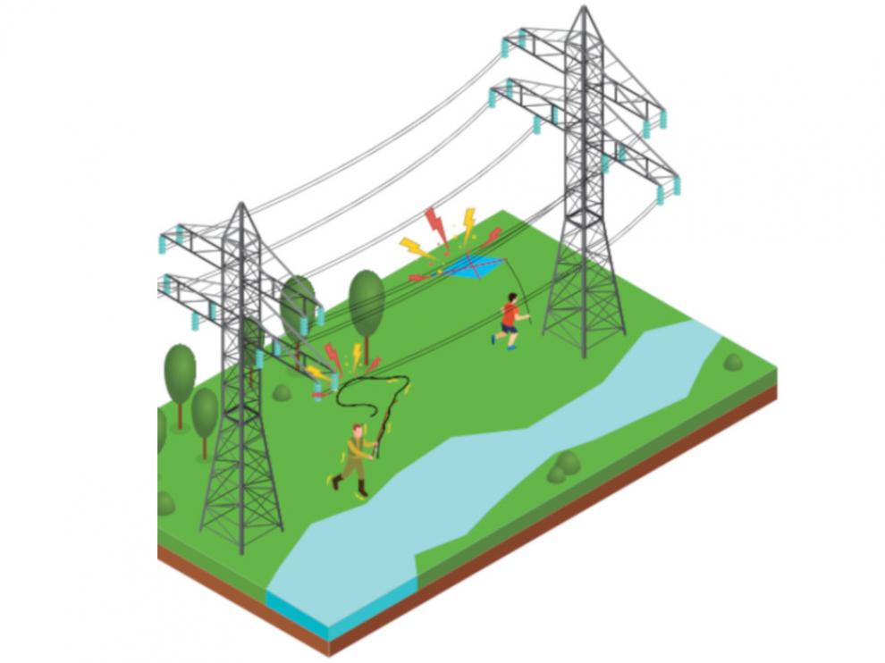 Endesa ha puesto en marcha una campaña para prevenir accidentes con líneas eléctricas.