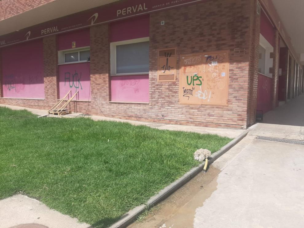 Reventón en el Pasaje Almériz