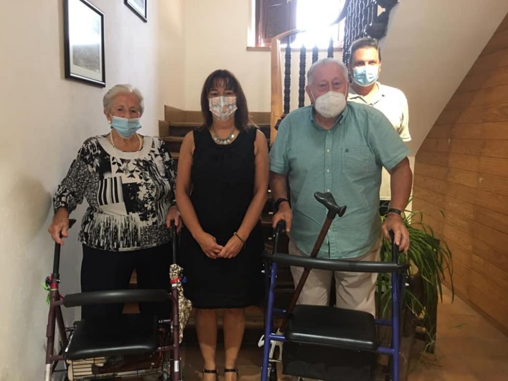 Carmen Rosalí, Nuria Pargada, Francisco Lacasa y Daniel Villanueva se reunieron en dependencias de la Alcaldía.