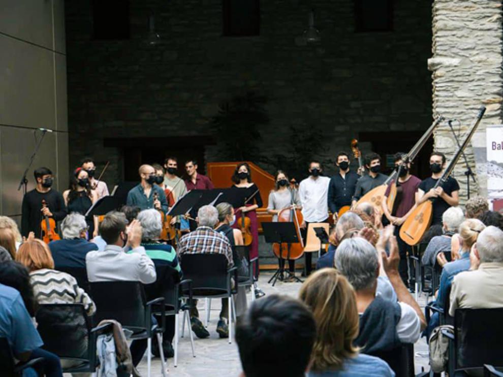 Concierto celebrado en el Palacio Condes de Ribagorza.