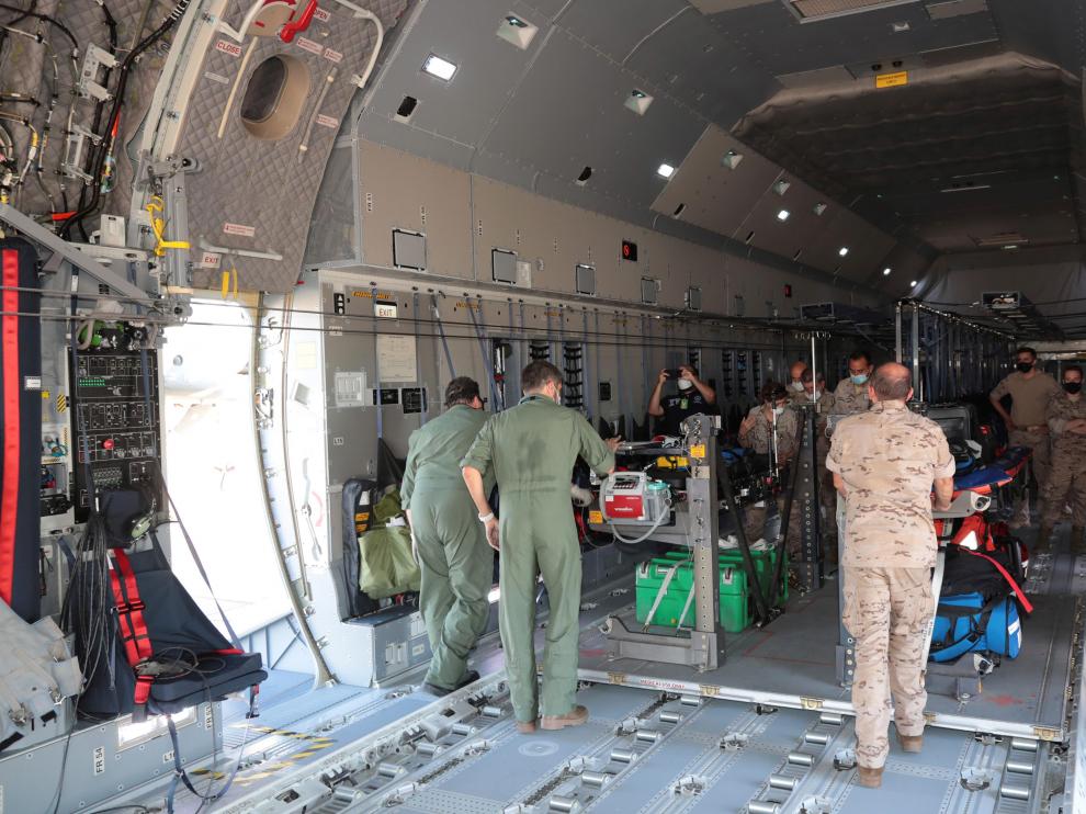 España ya ha enviado un tercer avión para las evacuaciones.