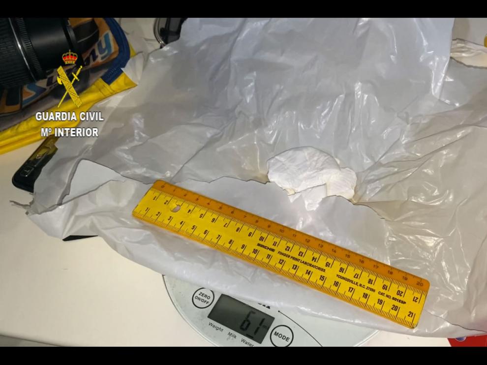 Parte del material intervenido por la Guardia Civil.