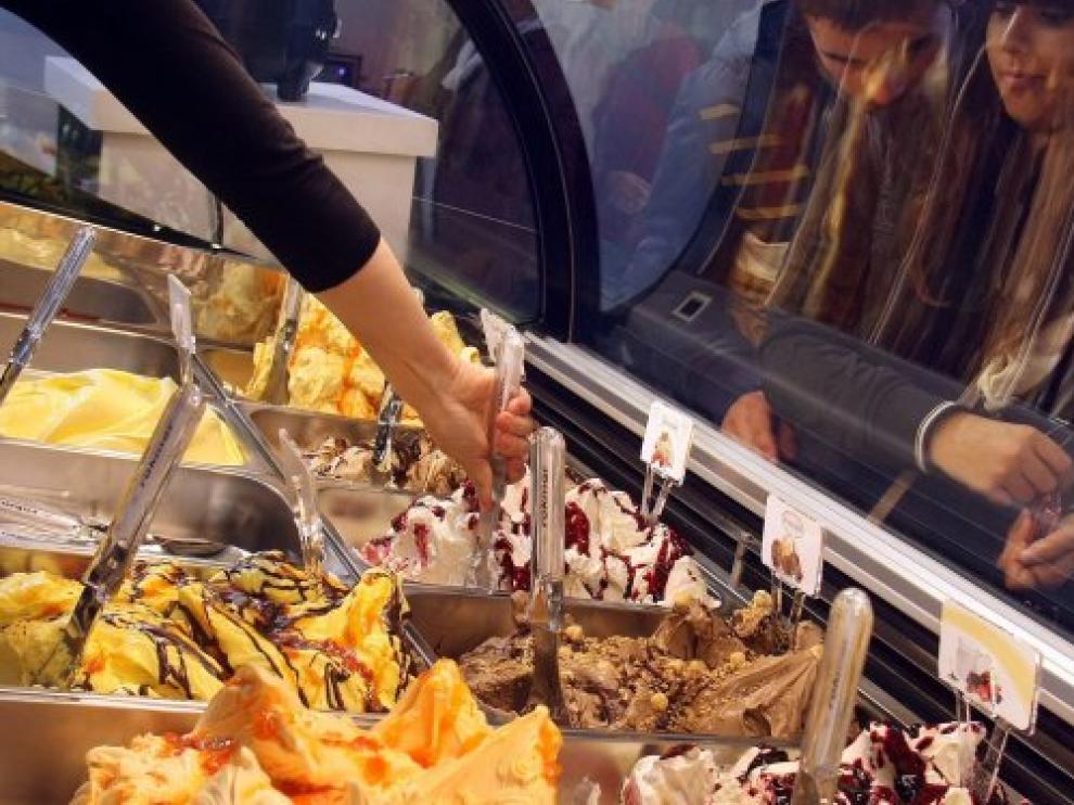 Mostrador de helados