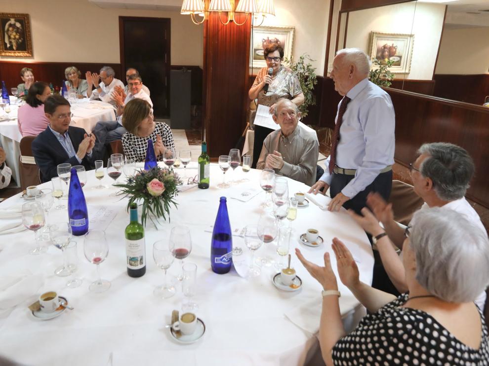 Sánchez Carrasco, en un homenaje que le rindieron sus compañeros del PSOE en 2018.