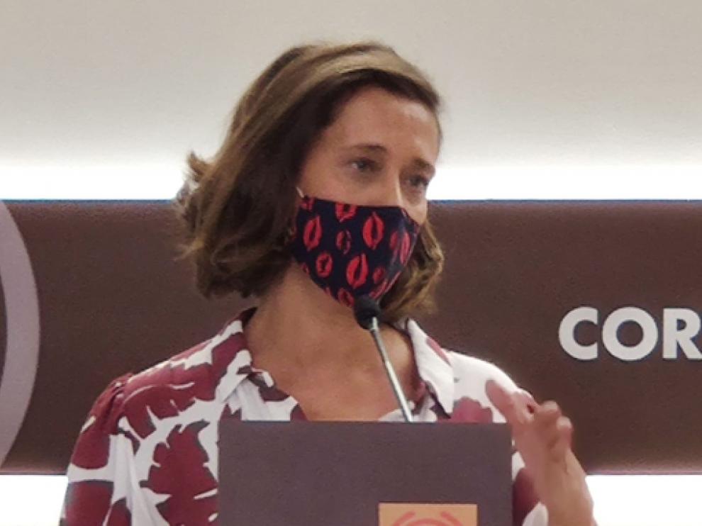 La diputada del PP Marian Orós, ayer.