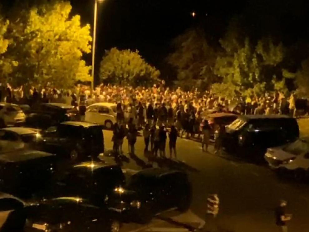 Botellón en Jaca
