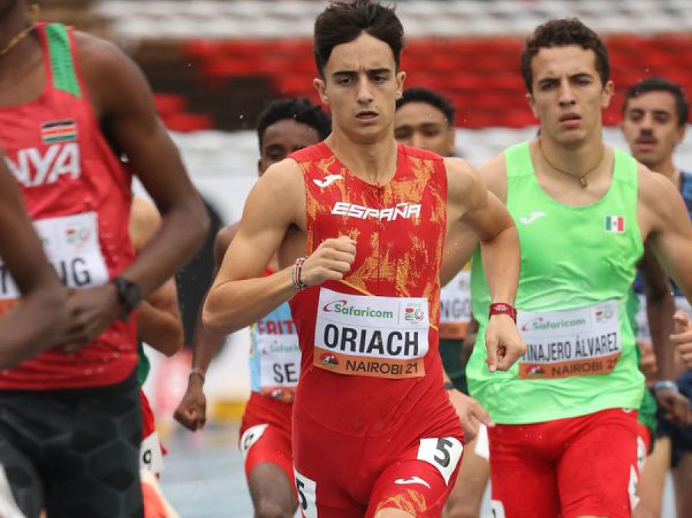 Pol Oriach, durante su competición en el Mundial Sub 20 de Nairobi