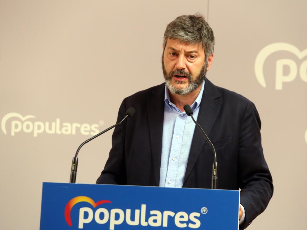 Gerardo Oliván, presidente provincial del Partido Popular.