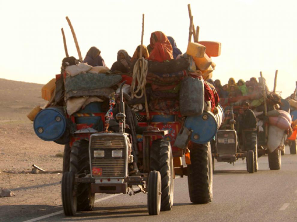 La población afgana continúa huyendo de sus hogares