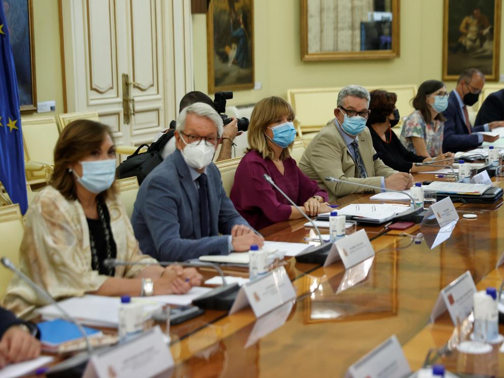 Pilar Alegría ha presidido la reunión de la Conferencia Sectorial de Educación.