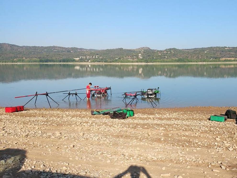 El embalse de Barasona es uno de los escenarios de estos Campeonatos de España.