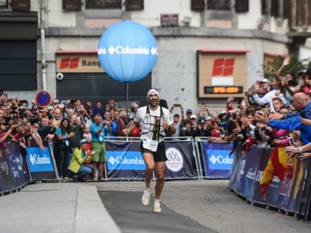 Hernando, camino de meta en su victoria de 2019.