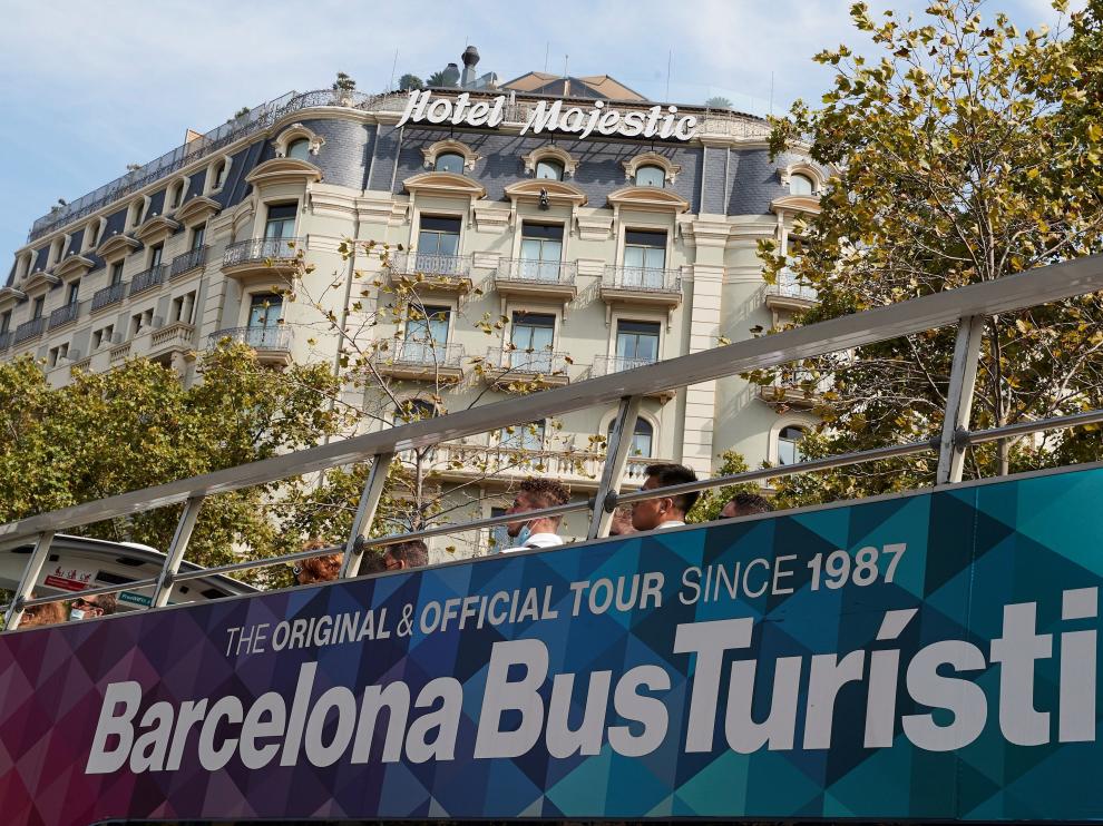 Turismo en Barcelona en el mes de agosto.