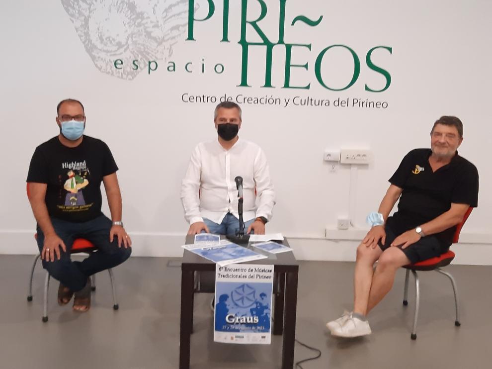 De izquierda a derecha, Sergi Llena, Julián del Castillo y José Ramón Colomina.