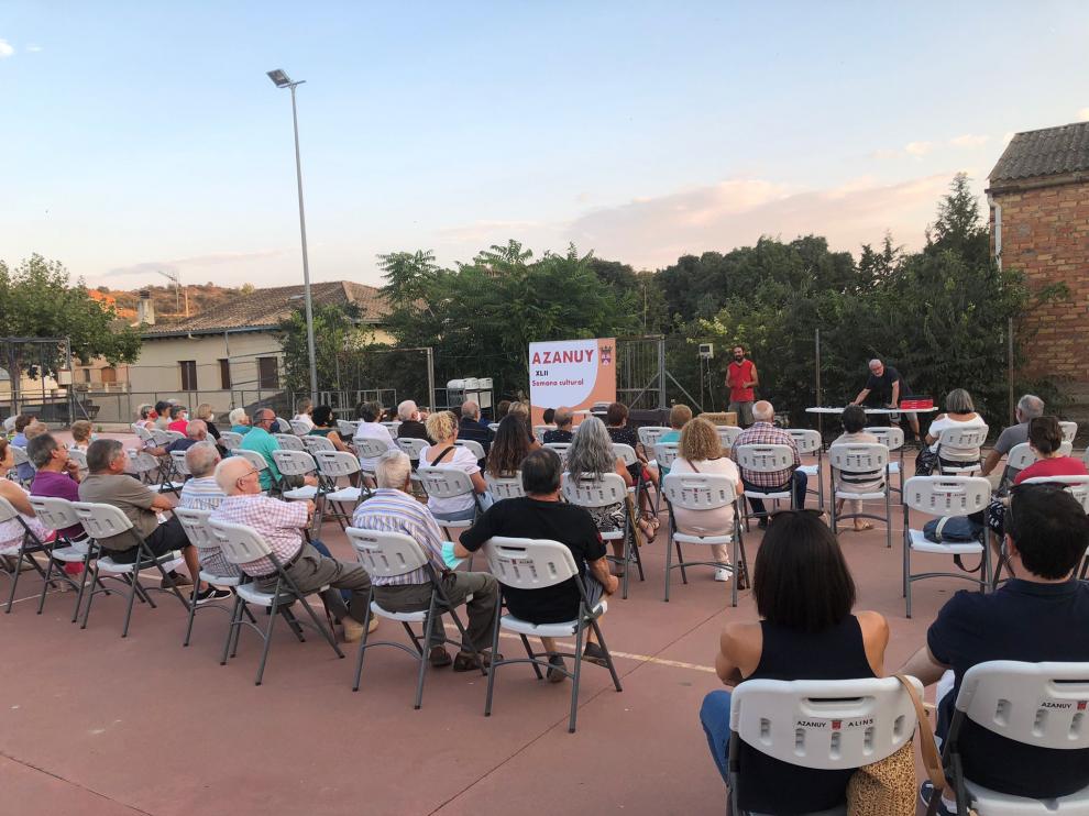 Charla de David Gatta ayer en la Semana Cultural.