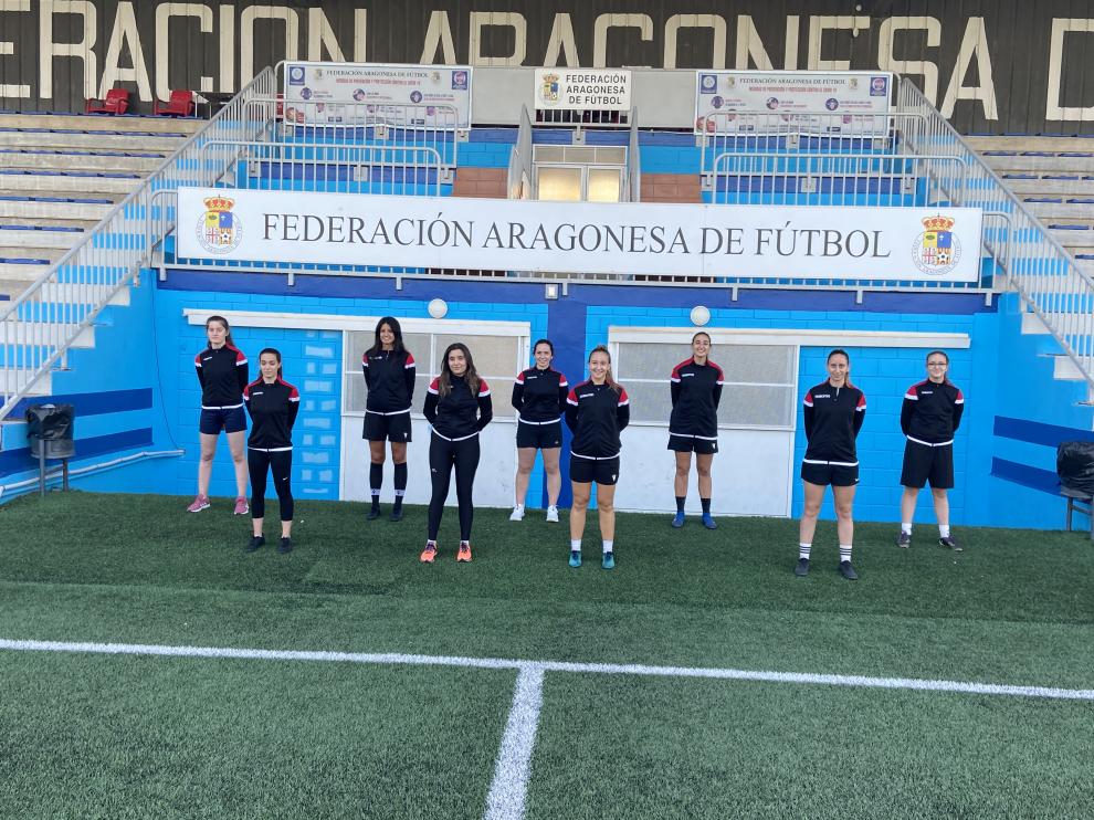 El arbitraje femenino va creciendo poco a poco en Aragón.