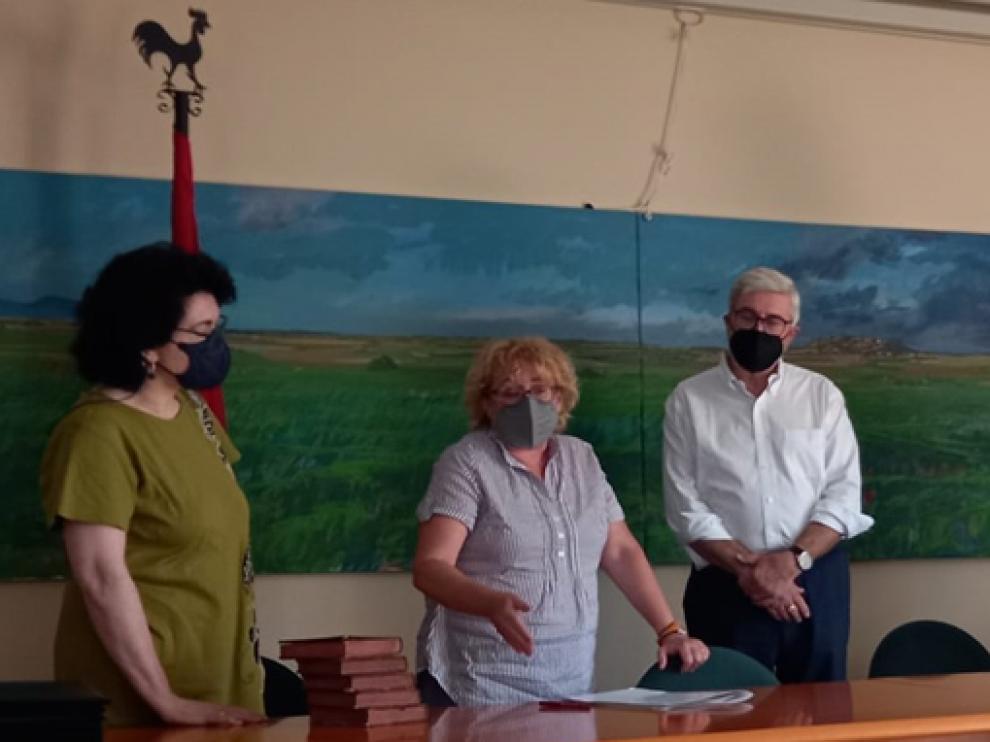Pilar Campo, Laura Fontova, Arturo Santolaria y José Carlos Boned.