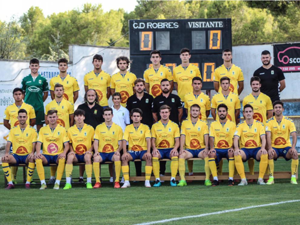 La plantilla del Club Deportivo Robres para la temporada 2021/2022.