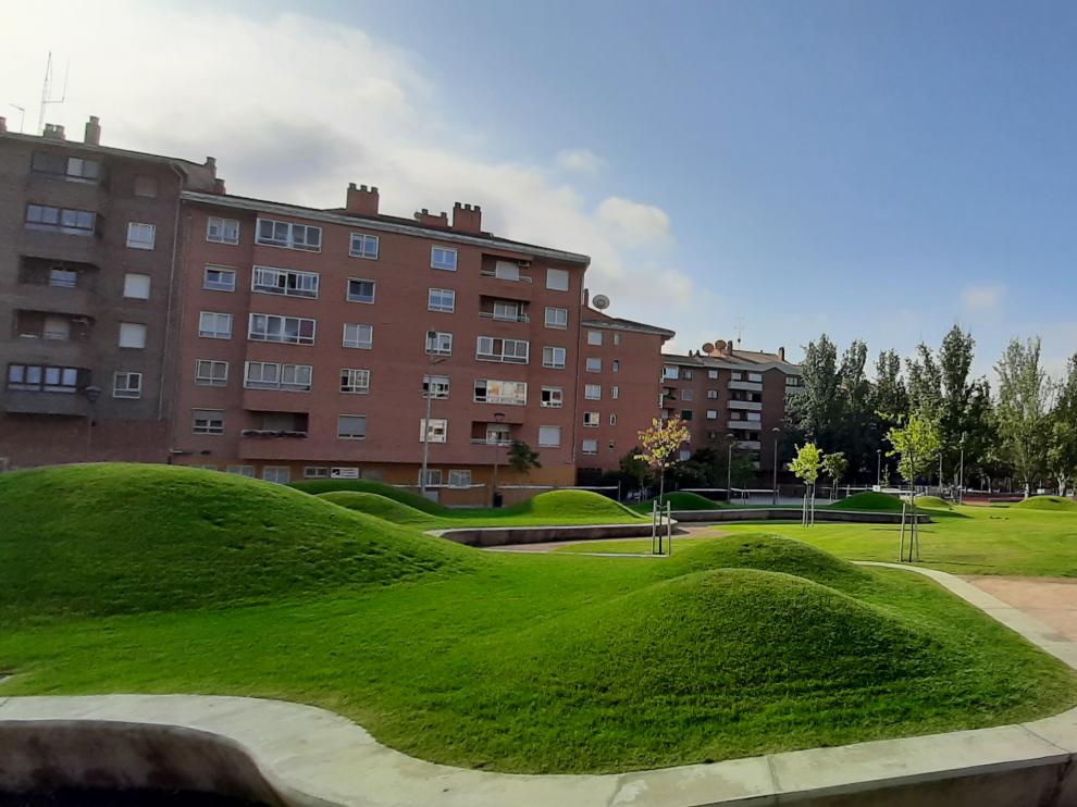 Parque de San Martín tras las obras de acondicionamiento