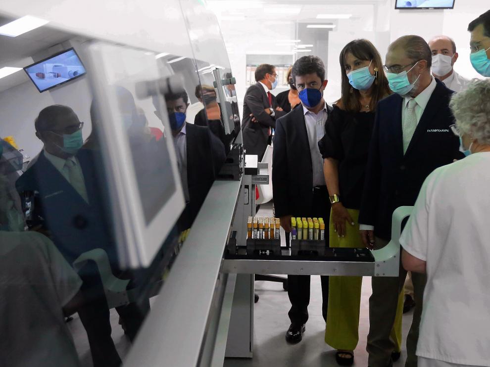 El Presidente de Aragón ha visitado el Hospital General Universitario San Jorge.