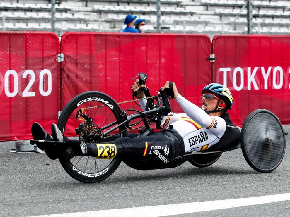 Sergio Garrote ganó el oro en su debut en unos Juegos en la clase H2 de bicicletas de mano