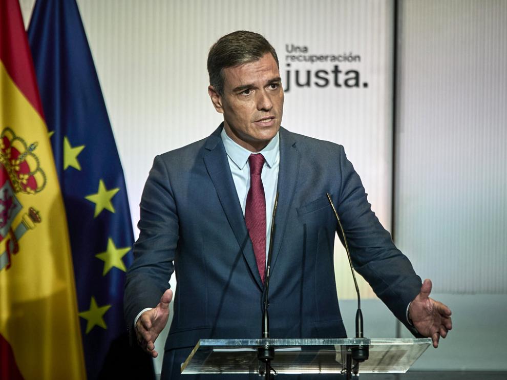 Pedro Sánchez, en su intervención para abrir el nuevo curso político