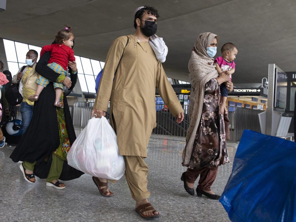 Personas evacuadas de Afganistán