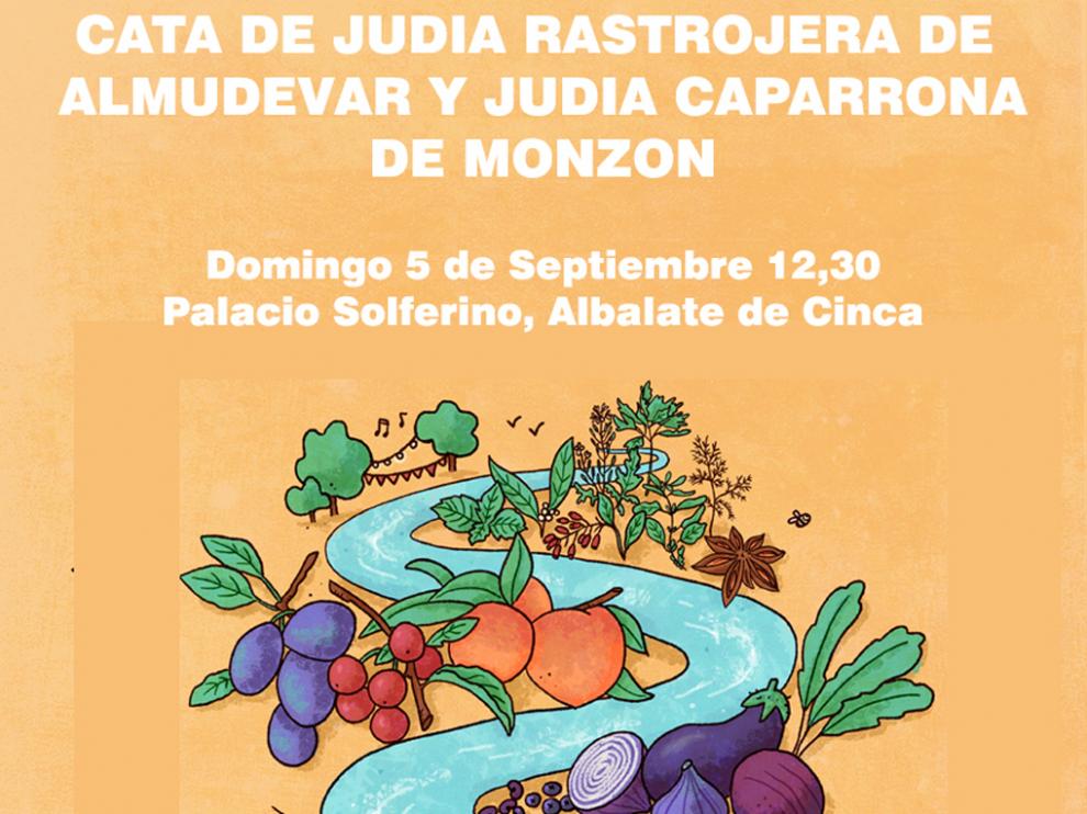 Cartel de la cata de judías de este domingo