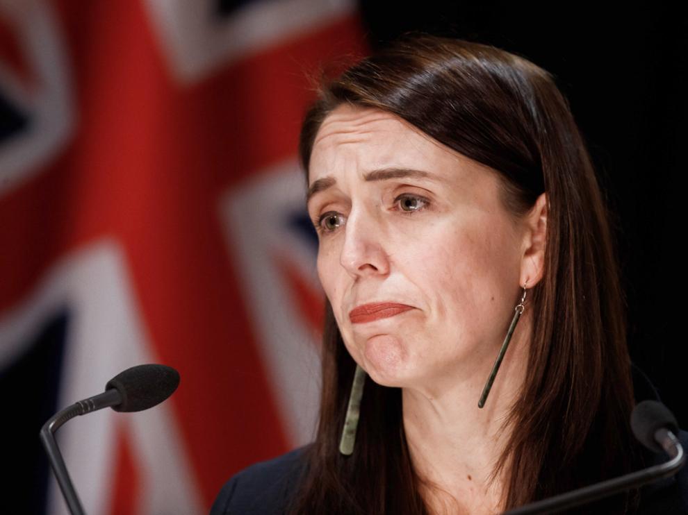La primera ministra neozelandesa, Jacinda Ardern, informó en rueda de prensa del ataque terrorista en Auckland
