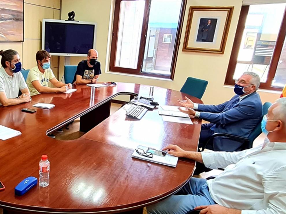 Reunión con los sindicatos