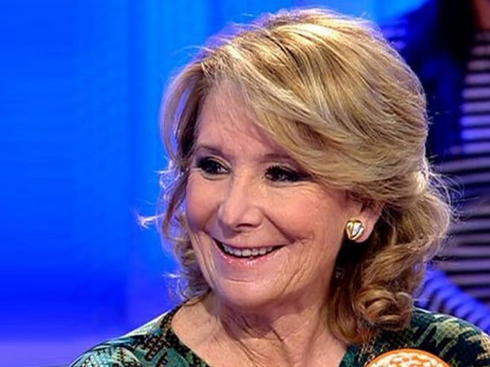 Esperanza Aguirre se incorpora al programa