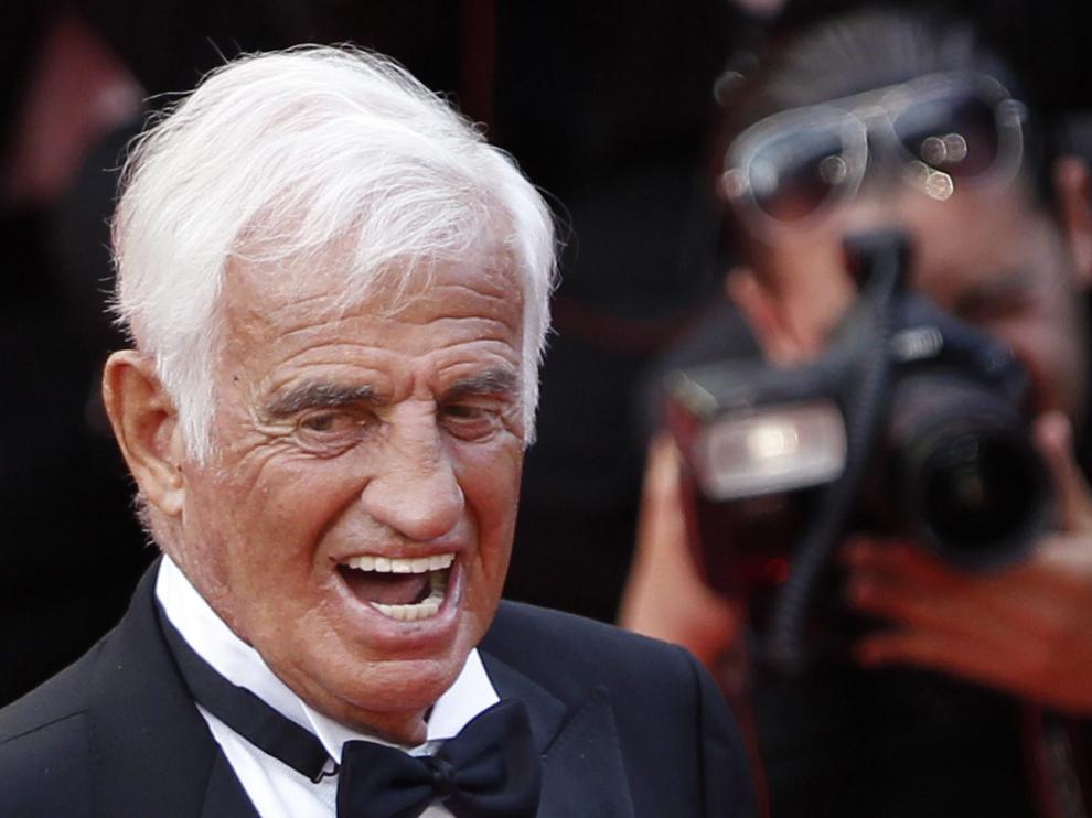 Belmondo en un homenaje en Cannes en 2011