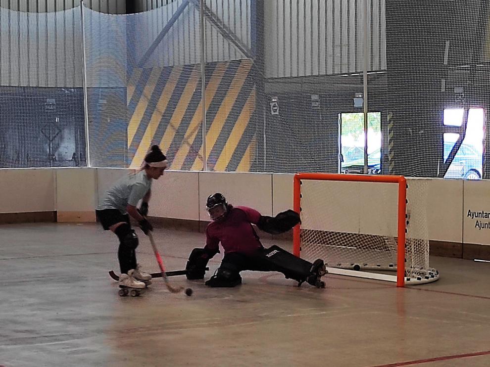 Un momento de los entrenamientos.