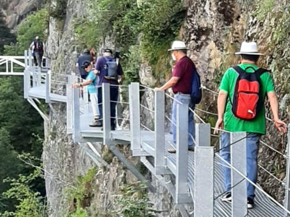 Las pasarelas de Panticosa son uno de los principales atractivos turísticos de la localidad