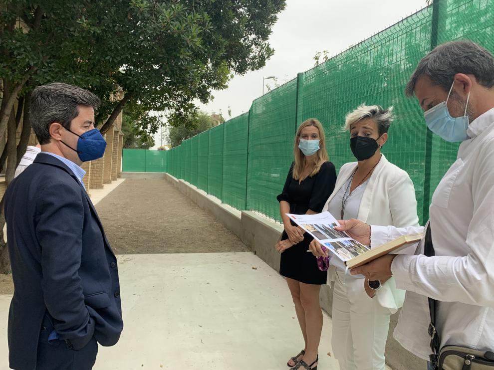 Visita alcalde de Huesca al CEIP Pío XII