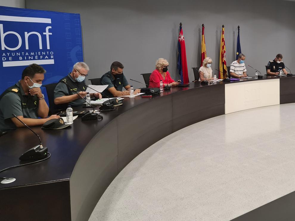 Junta de seguridad Binéfar.
