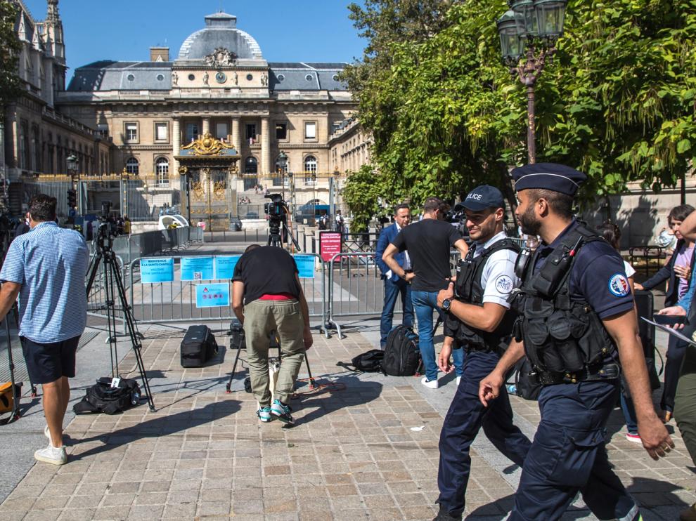 Los tribunales parisinos, blindados durante la primera jornada de juicio por los atendados del 13 de noviembre de 2015