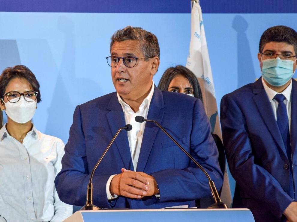 Aziz Ajanuch, líder del Partido Reagrupación Nacional de Independientes (RNI)
